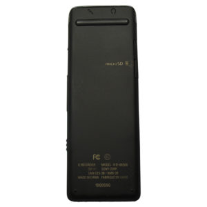Sony ICD-UX560 back