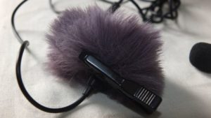 Giant Squid Lav Mic with furry windscreen