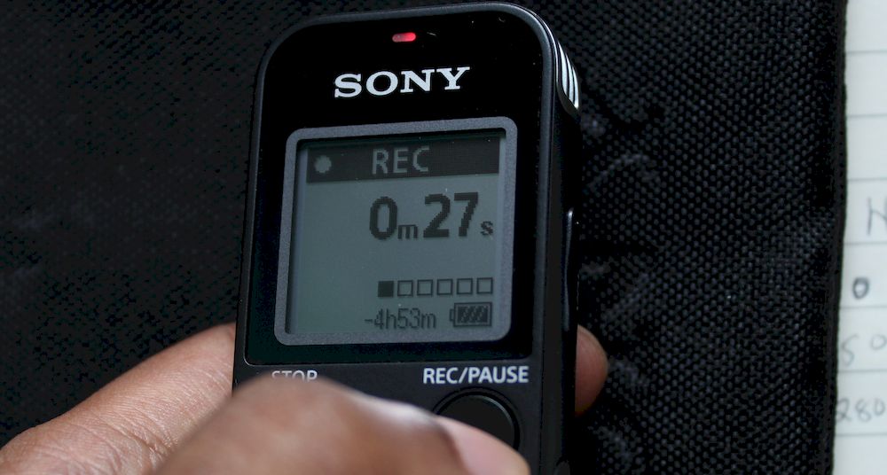 Best recorder for lectures: the Sony PX-470