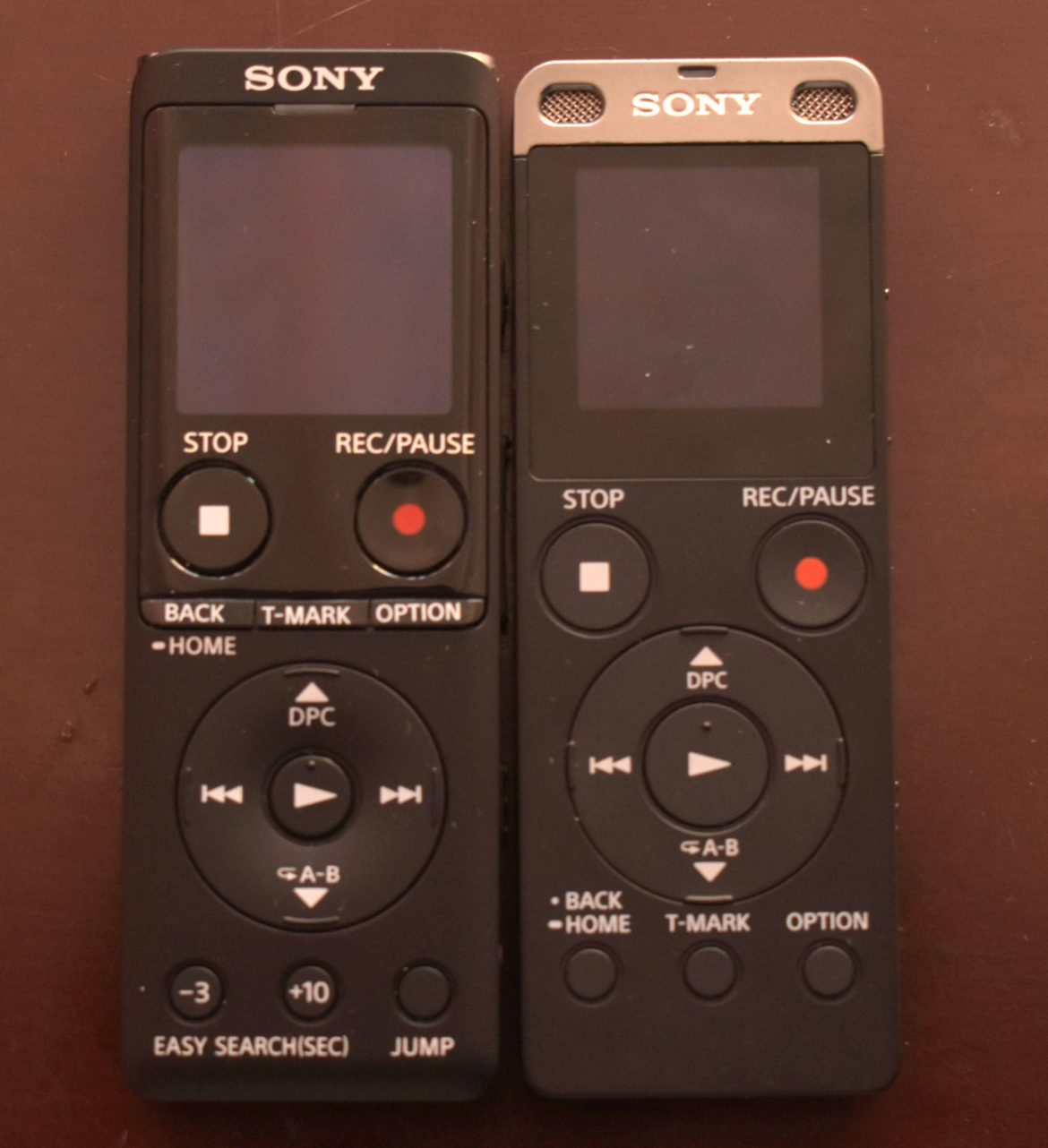 Sony ICD-ux570 compared to Sony ICD-ux560