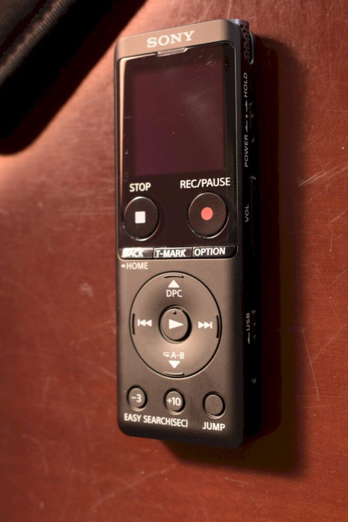 Best Voice Recorder for Lectures, the Sony ICD-UX570