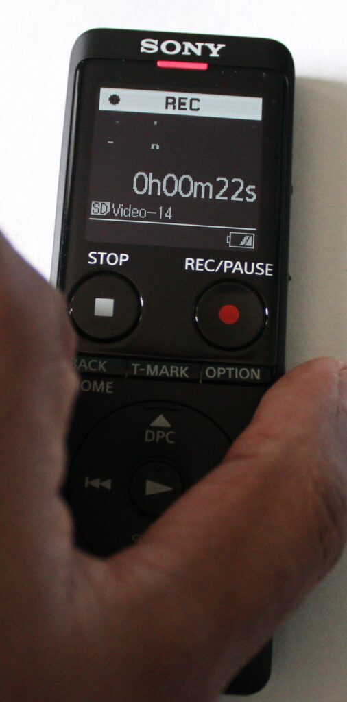 The Sony ICD-UX570 our overall pick for the best voice recorder for interviews