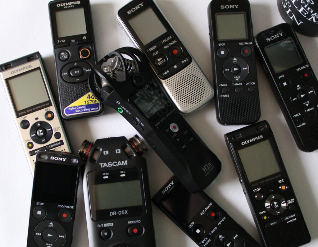 A selection of voice recorders we've tested over the years