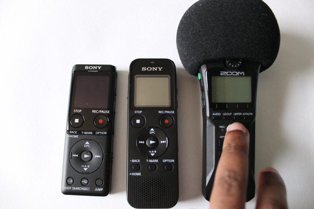 Our Top 3 recommendations for the best voice recorders for interviews